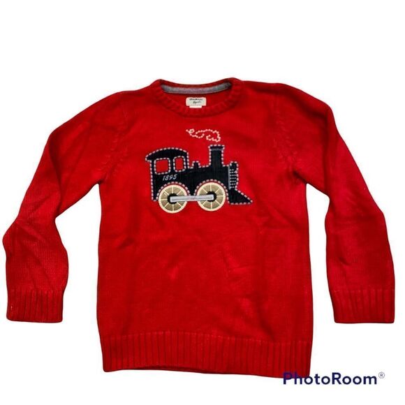 Boys Size 7 Osh Kosh Lot Includes 2 Pants 1 Sweater, 2 Tee Shirts - Picture 4 of 13